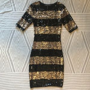 BCBG Sequin Cocktail Dress